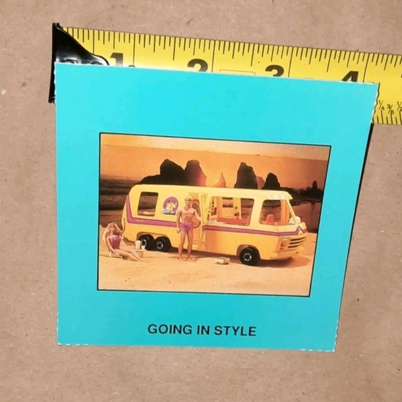 Vintage Barbie Card 1989 Barbie Just Us Girls Game Replacement Piece - Picture 5 of 6